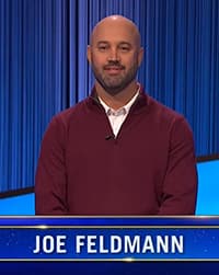 Joe Feldmann on "Jeopardy!" set