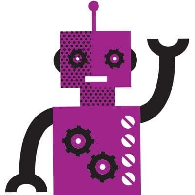 purple robot